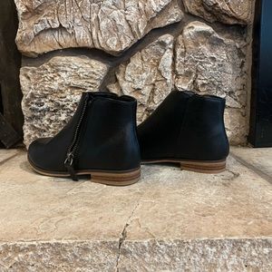 Black ankle booties